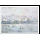 Snow Effect Giverny 1892 93, A New Print Of a Painting By Adolphe Monet