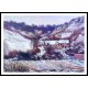 Snow Effect at Falaise 1886, A New Print Of a Painting By Adolphe Monet