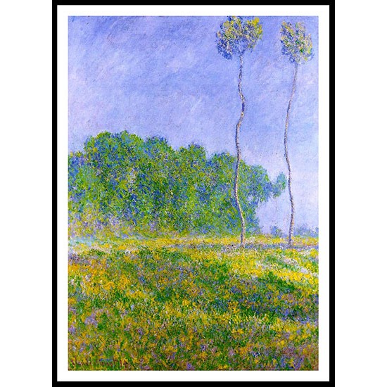 Spring Landscape 1894, A New Print Of a Painting By Adolphe Monet