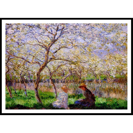 Springtime 1886, A New Print Of a Painting By Adolphe Monet