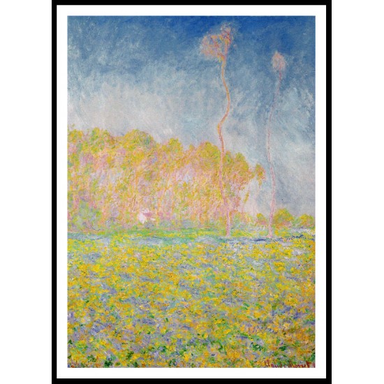 Springtime Landscape 1894, A New Print Of a Painting By Adolphe Monet
