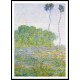 Springtime. Meadow at Giverny 1894, A New Print Of a Painting By Adolphe Monet