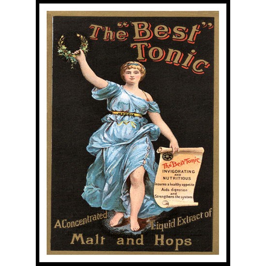 Best Tonic, A New Print Of a Vintage Advert