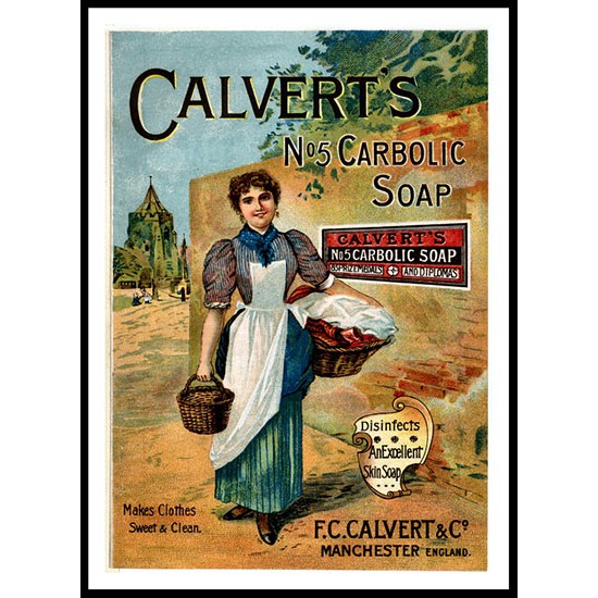 Carbolic Soap, A New Print Of a Vintage Advert