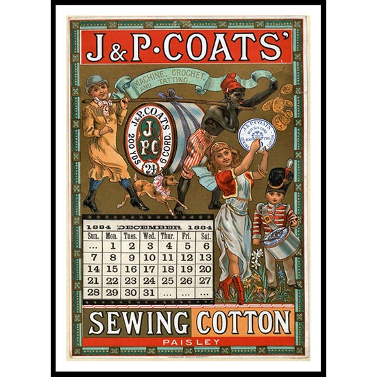 Coats, A New Print Of a Vintage Advert