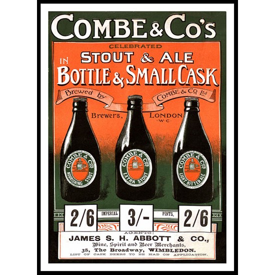 Combe 1890s, A New Print Of a Vintage Advert