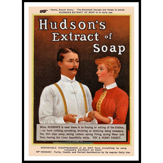 Hudsons 03, A New Print Of a Vintage Advert