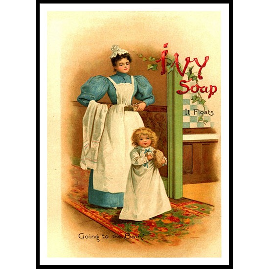 Ivy Soap 02, A New Print Of a Vintage Advert