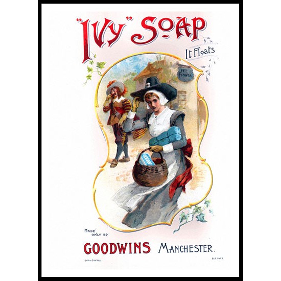 Ivy Soap 1899, A New Print Of a Vintage Advert