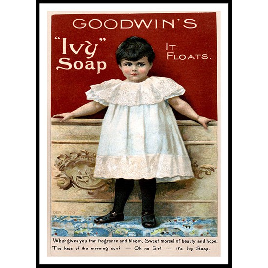 Ivy Soap, A New Print Of a Vintage Advert