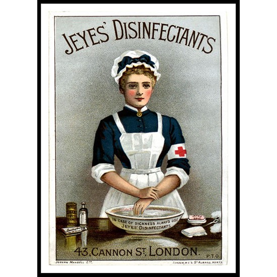 Jeyes 02, A New Print Of a Vintage Advert