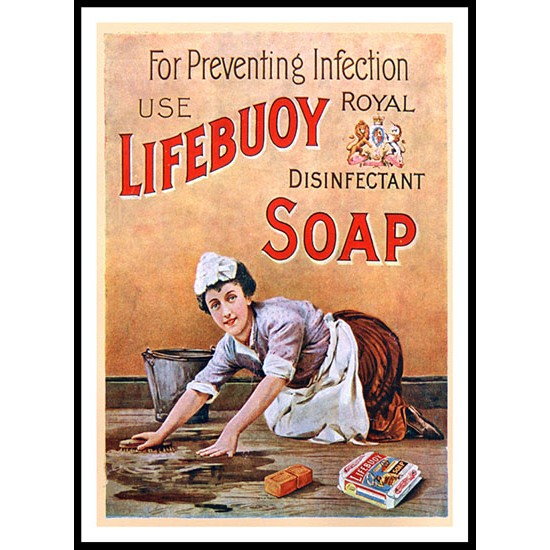 Lifebuoy 04, A New Print Of a Vintage Advert