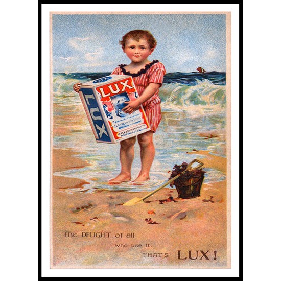 Lux 02, A New Print Of a Vintage Advert