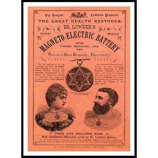 Magneto 1889, A New Print Of a Vintage Advert