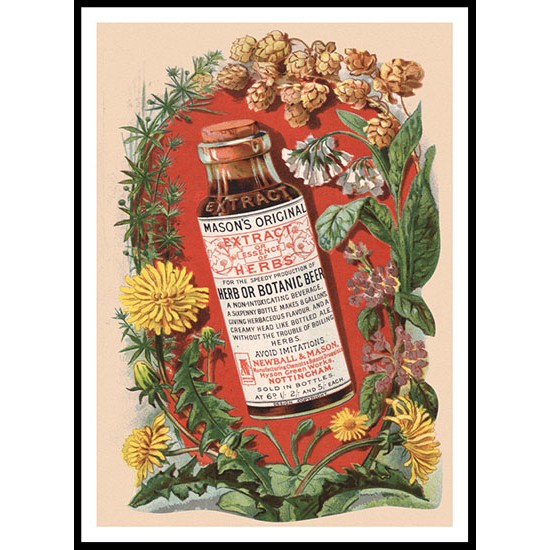 Masons Extract 03, A New Print Of a Vintage Advert