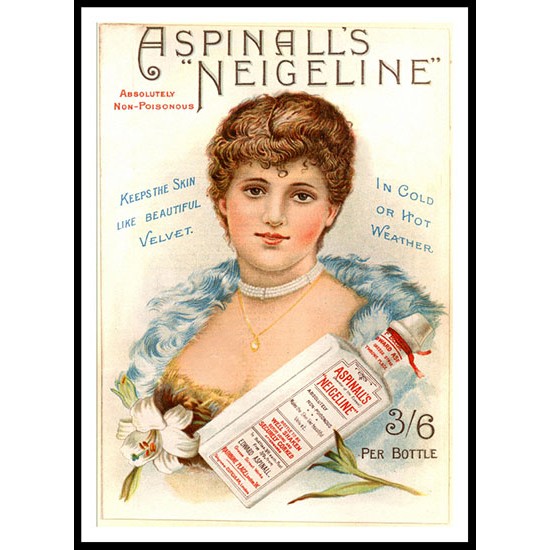 Neigeline 02, A New Print Of a Vintage Advert