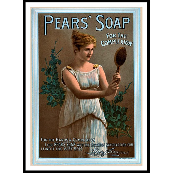 Pears 16, A New Print Of a Vintage Advert