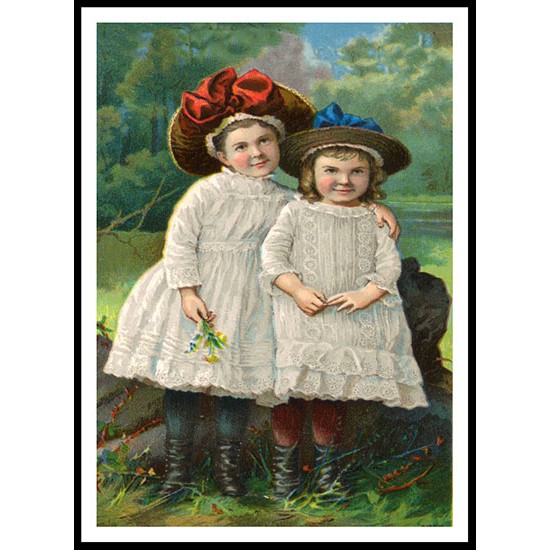 Sisters 1889, A New Print Of a Vintage Advert