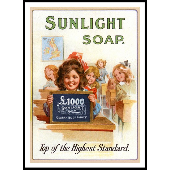 Sunlight 13, A New Print Of a Vintage Advert