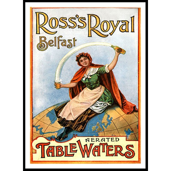 Table Waters, A New Print Of a Vintage Advert