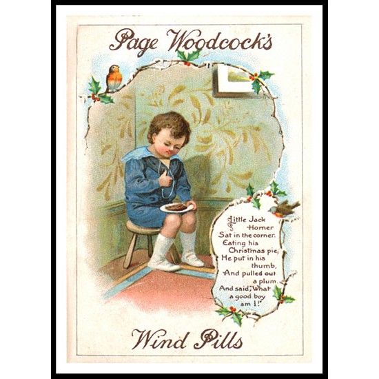 Wind Pills 06, A New Print Of a Vintage Advert