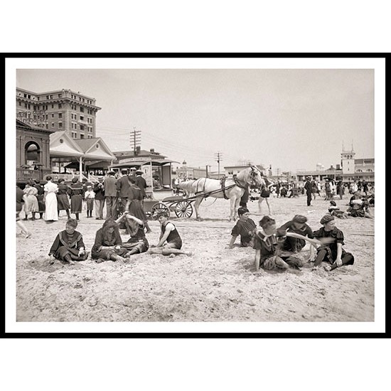 Atlantic City 1905c, A New Print Of an American Street Scene Photochrom