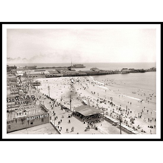 Atlantic City 1906c, A New Print Of an American Street Scene Photochrom