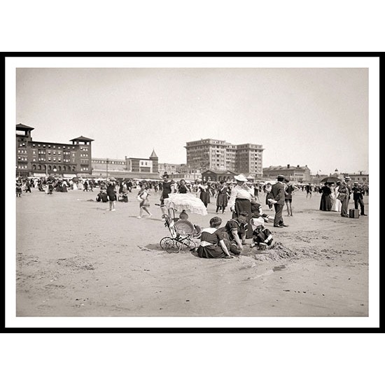 Atlantic City 1910b, A New Print Of an American Street Scene Photochrom