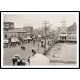 Board walk from Steeplechase Pier Atlantic City N J, A New Print Of an American Street Scene Photochrom