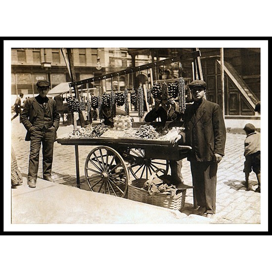 Italian Street NY 1908, A New Print Of an American Street Scene Photochrom