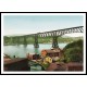 Poughkeepsie Bridge Poughkeepsie NY 1904, A New Print Of an American Street Scene Photochrom