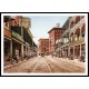 St Charles Street New Orleans 1900, A New Print Of an American Street Scene Photochrom