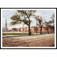 The Citadel Marion Square Charleston, A New Print Of an American Street Scene Photochrom