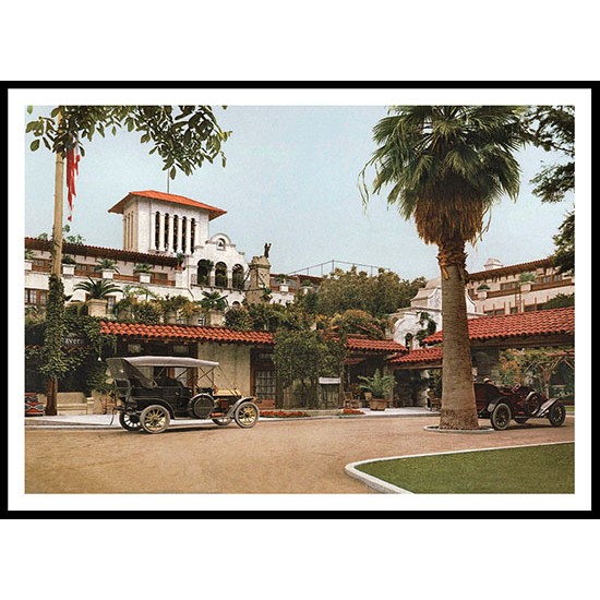 The Old Adobe Glenwood Mission, A New Print Of an American Street Scene Photochrom