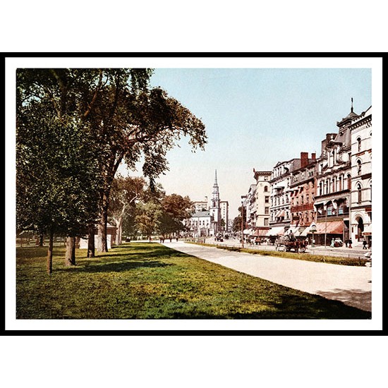 Tremont Street Boston 1900, A New Print Of an American Street Scene Photochrom