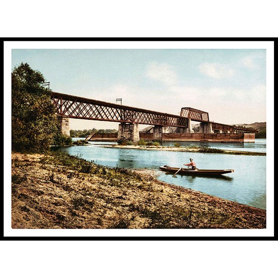 Wisconsin Rivernear Merrimac 1902, A New Print Of an American Street Scene Photochrom