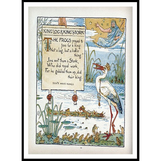 Babys Own Aesop 1887 f, A New Print of a Vintage Childrens Book