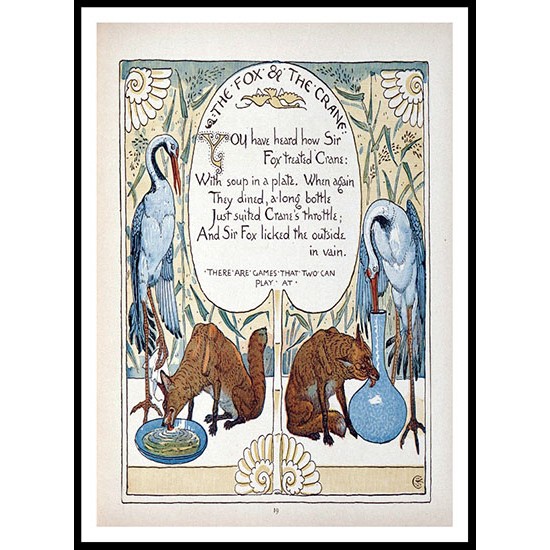 Babys Own Aesop 1887 m, A New Print of a Vintage Childrens Book