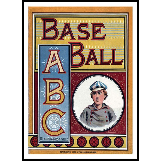 Baseball ABC 1885, A New Print of a Vintage Childrens Book