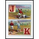 Baseball ABC 1885 j, A New Print of a Vintage Childrens Book