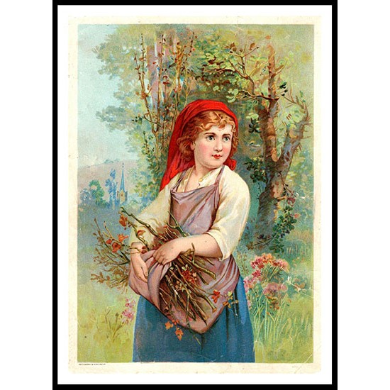 Early Chromolithograph 05, A New Print of a Vintage Childrens Book