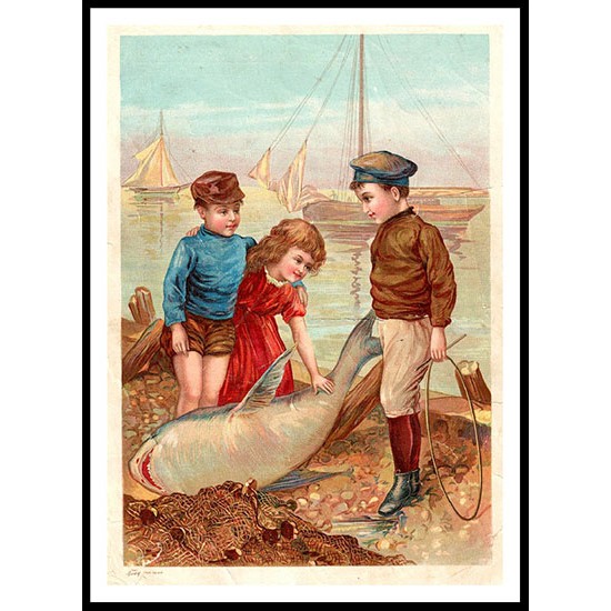 Early Chromolithograph 07, A New Print of a Vintage Childrens Book