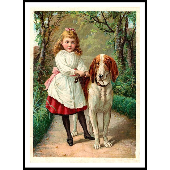 Early Chromolithograph 09, A New Print of a Vintage Childrens Book