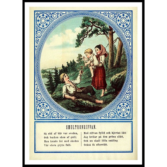 Finnish Children 1882 g, A New Print of a Vintage Childrens Book