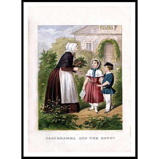 Grandma 1862, A New Print of a Vintage Childrens Book