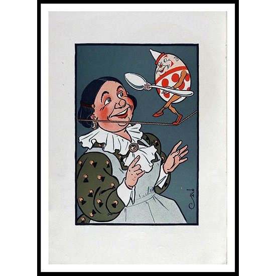 Humpty Dumpty 1903, A New Print of a Vintage Childrens Book