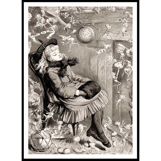 Kate Geenaway Christmas Dream, A New Print of a Vintage Childrens Book