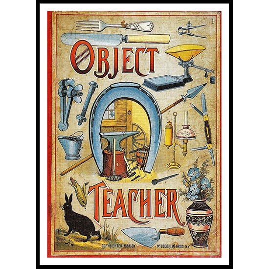 Object Teacher, A New Print of a Vintage Childrens Book