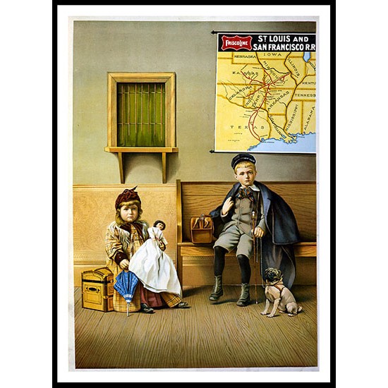 Waiting Room At, A New Print of a Vintage Childrens Book