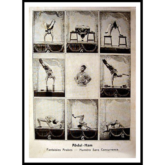 Circus Abdul Ham, A New Print Of a Vintage Circus Ad